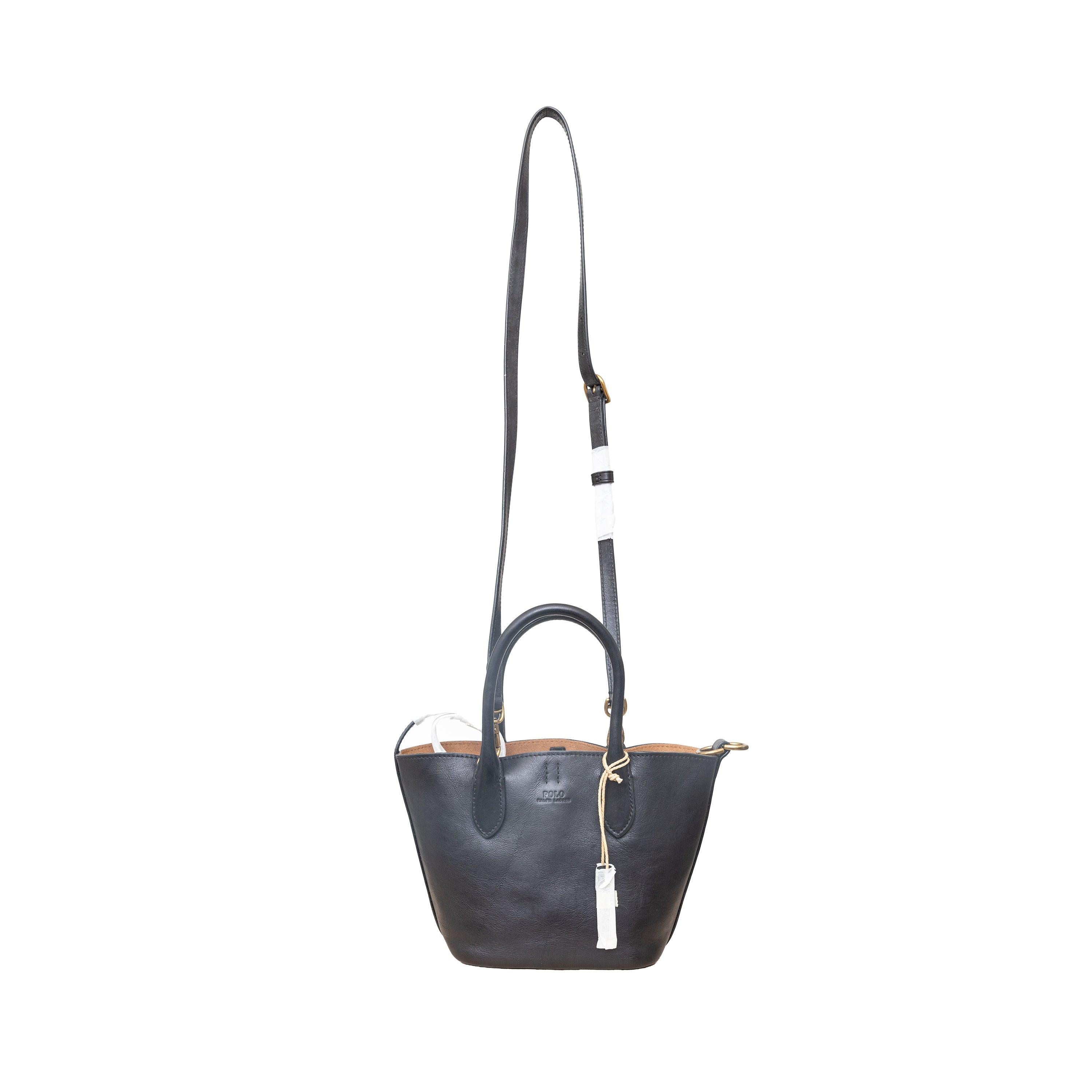 Black Polo Ralph Lauren Mini Bellport Tote Bag - '20s For Sale