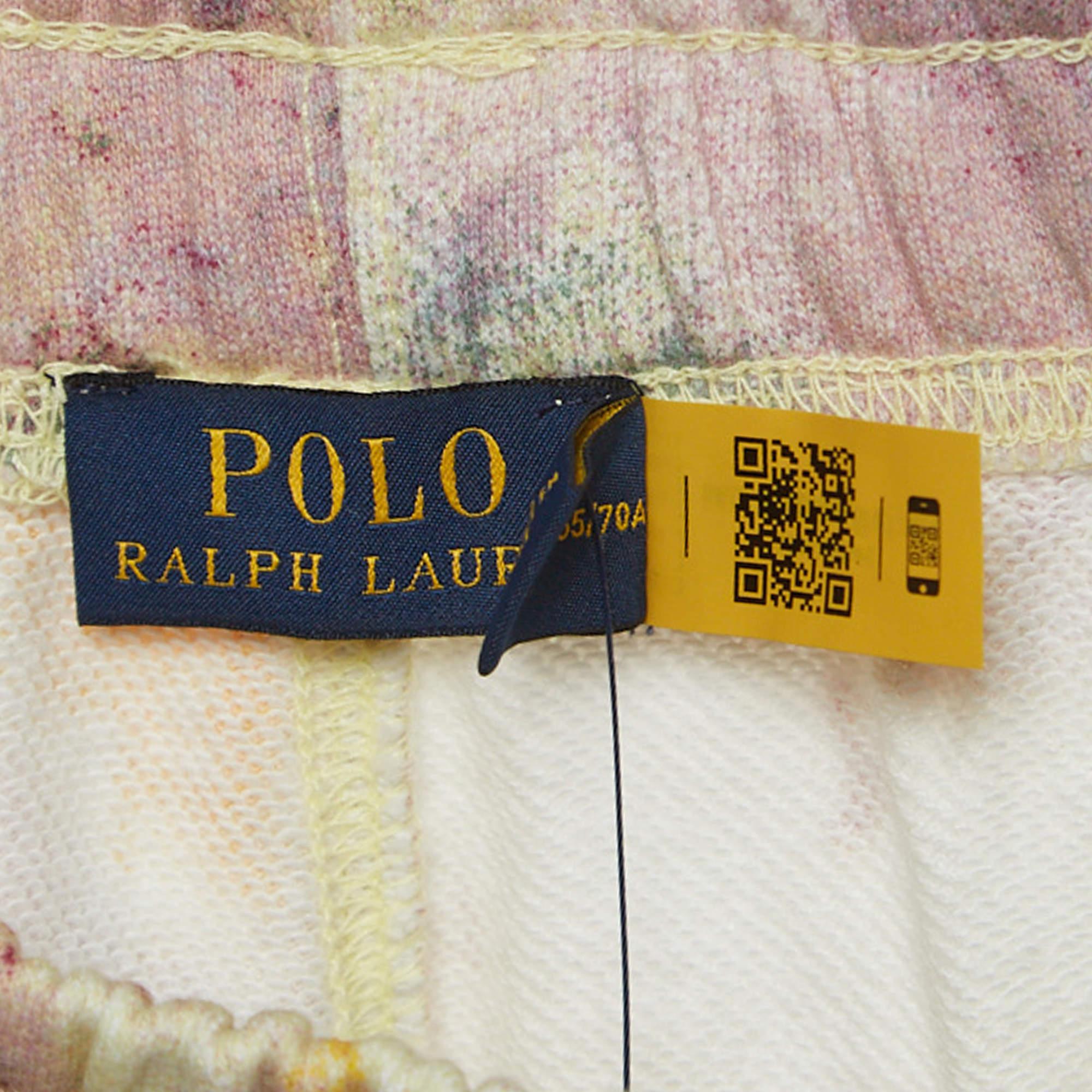 Women's Polo Ralph Lauren Multicolor Tie-dye Cotton Drawstring Joggers XS For Sale