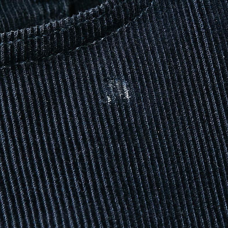 Polo Ralph Lauren Navy Blue Corduroy Trousers L In Good Condition For Sale In Dubai, Al Qouz 2