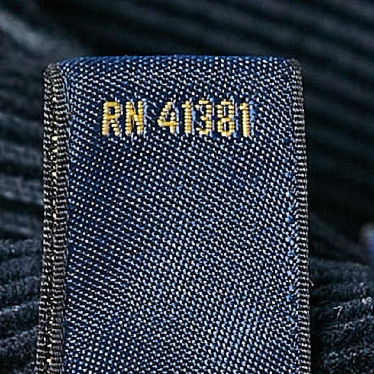 Polo Ralph Lauren Navy Blue Corduroy Trousers L For Sale 1