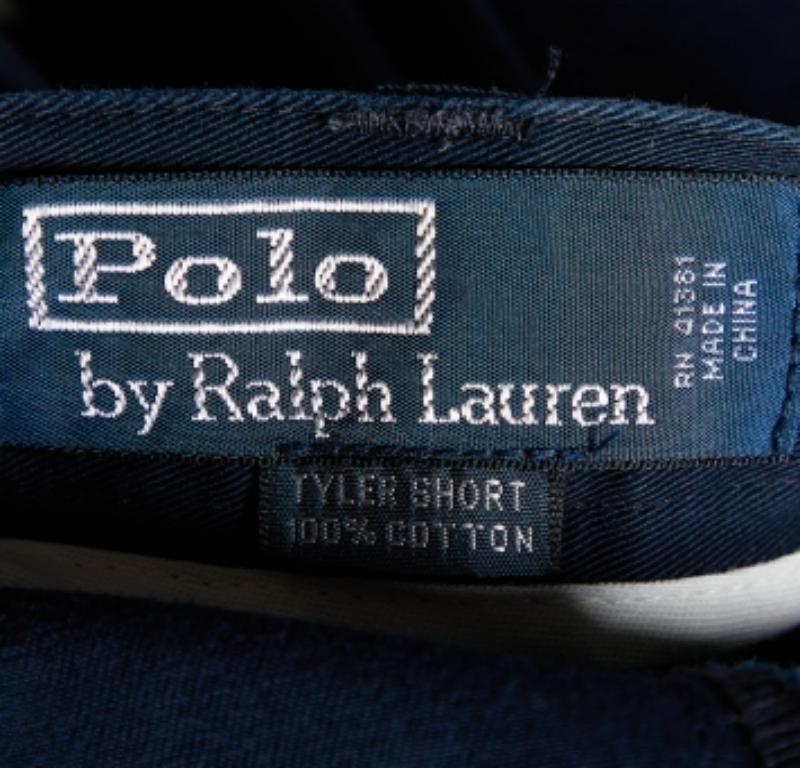 Polo Ralph Lauren Short en coton Tyler bleu marine 3XL Bon état - En vente à Dubai, Al Qouz 2