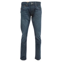 Polo Ralph Lauren Navy Blue Denim Varick Slim Straight Jeans L