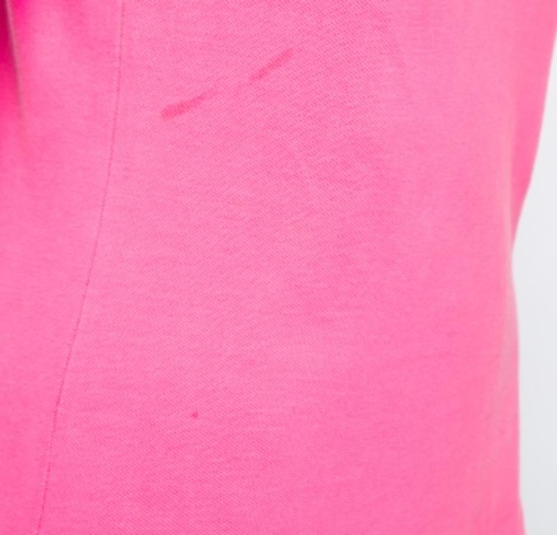 Polo Ralph Lauren Maglietta in cotone rosa neon T S in vendita 1