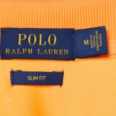 Polo Ralph Lauren Orange Stretch Cotton Slim Fit Polo T-Shirt M