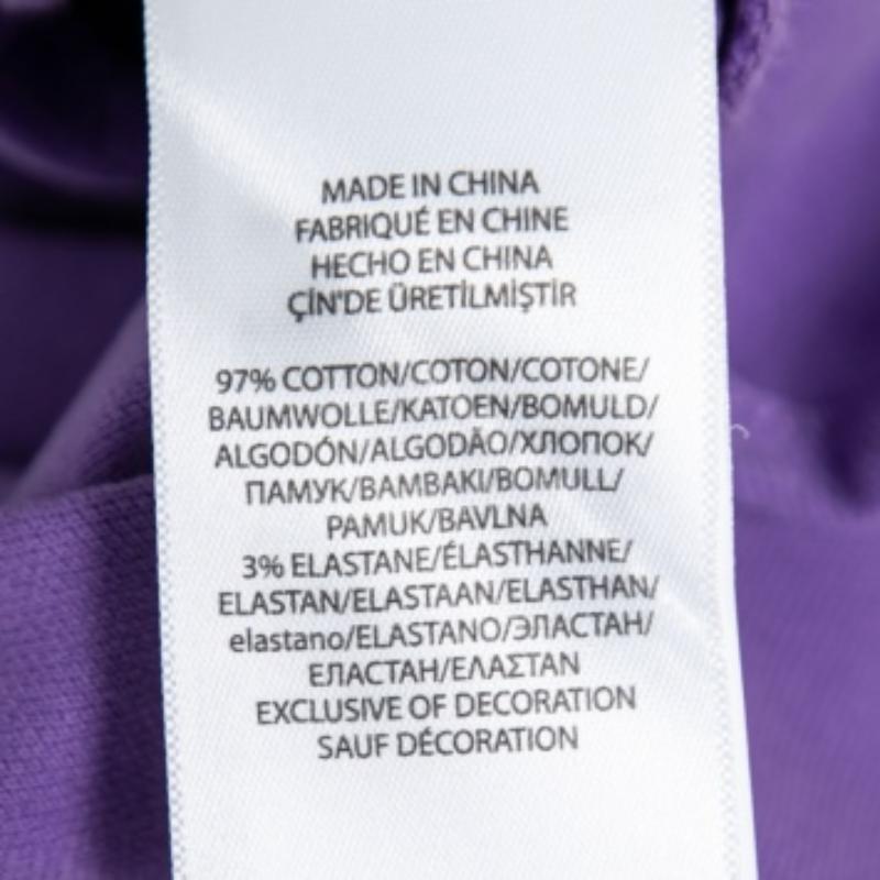 Polo Ralph Lauren Purple Cotton Pique Polo T-Shirt L en Bueno estado para la venta en Dubai, Al Qouz 2