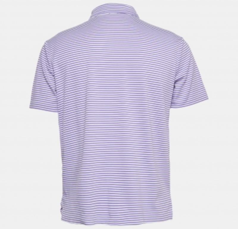 Viola Polo Ralph Lauren - Maglietta a righe in cotone Classic Fit M. T. Ralph Lauren - Maglietta a righe in cotone Classic Fit M. T. I. in vendita