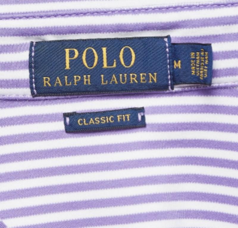 Polo Ralph Lauren - Maglietta a righe in cotone Classic Fit M. T. Ralph Lauren - Maglietta a righe in cotone Classic Fit M. T. I. In condizioni buone in vendita a Dubai, Al Qouz 2