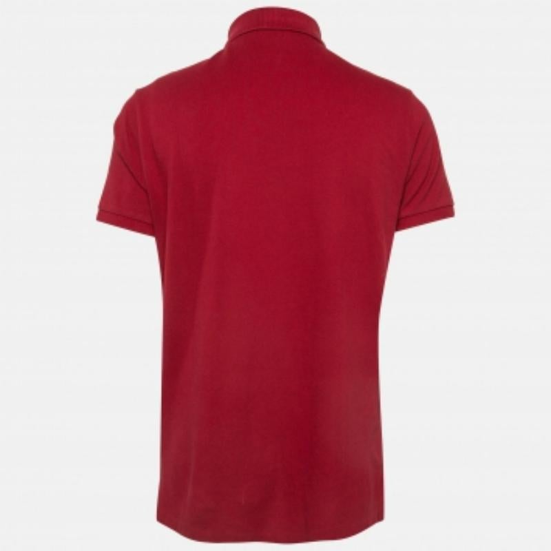 Polo Ralph Lauren Polo de piqué de algodón rojo L en Bueno estado para la venta en Dubai, Al Qouz 2