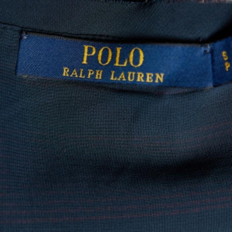 Polo Ralph Lauren Camiseta de tirantes con lentejuelas rojo y azul marino S en Bueno Estado en Dubai, Al Qouz 2
