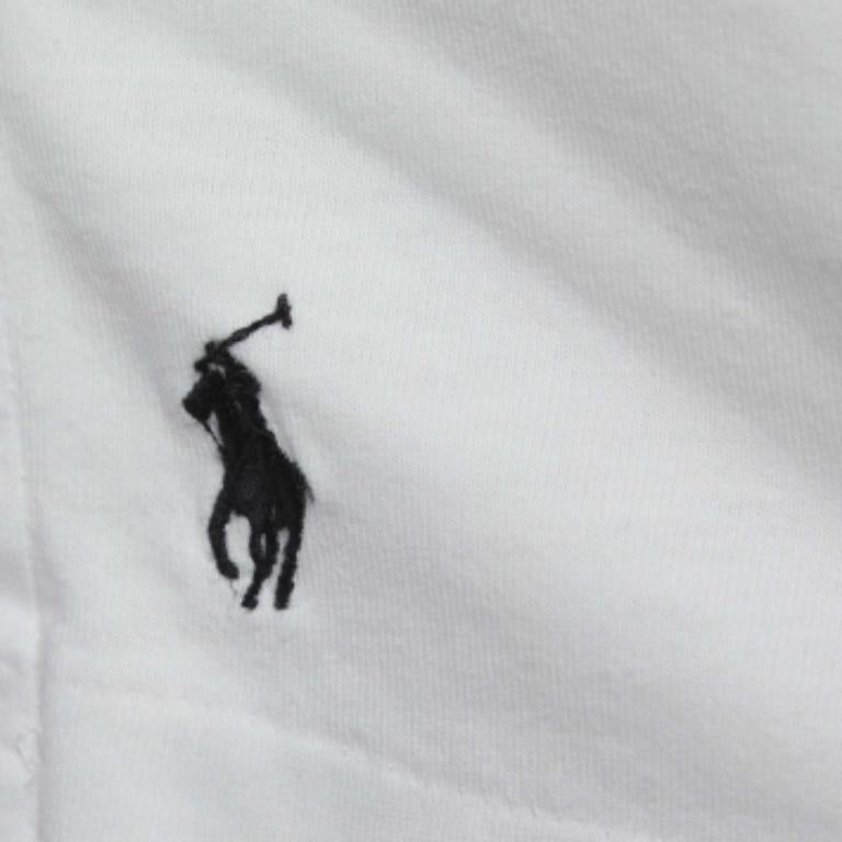 Grigio Polo Ralph Lauren Whiting - Maglietta a maniche intere in cotone L. in vendita