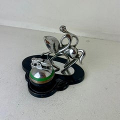 Polo Rondelight, Table Lighter by Karl Hagenauer for Ronson, 1930s