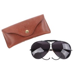 Polo Sport III by RALPH LAUREN c.1990's Wire Frame Shooter Aviator Sunglasses