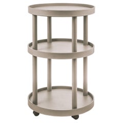 Polo Trolley Three Levels Round Large by Gio Bagnara