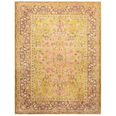 Nazmiyal Collection Antique Indian Agra Polonaise Rug 9 ft x 12 ft