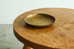 Polotti Arreda Tafelaufsatz oder Schale aus massiver Bronze Italien Mitte des 20.