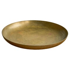 Polotti Arreda Centerpiece or Bowl in Solid Bronze Italy Mid 20th Century