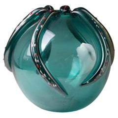 "Polpo" iridato glass vase, Gae Aulenti, 2006, 20/99 by Venini