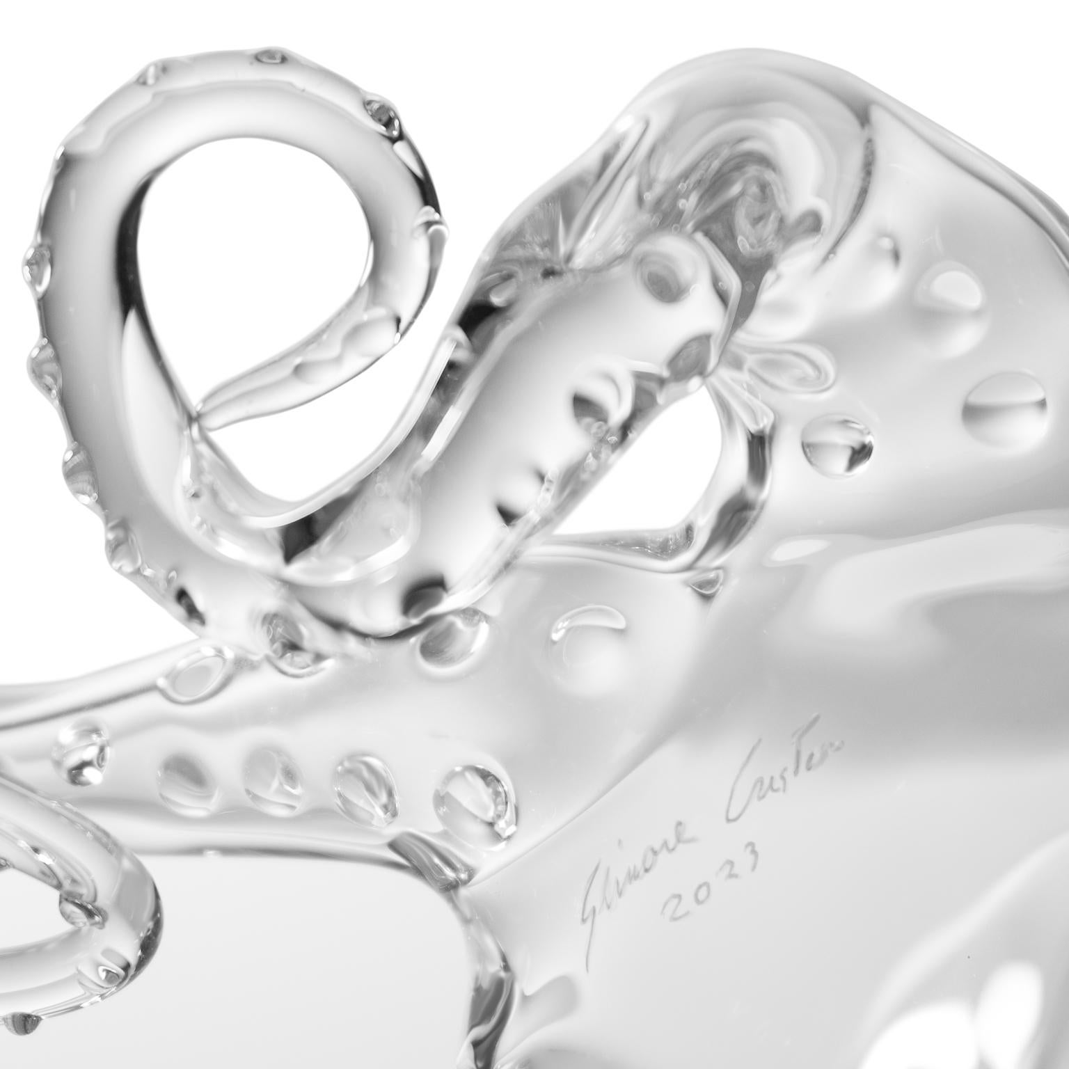 'Polpo' Octopus Verre soufflé Créatures de mer Marine Océan Sous-marin Crestani Neuf - En vente à Camisano Vicentino, IT