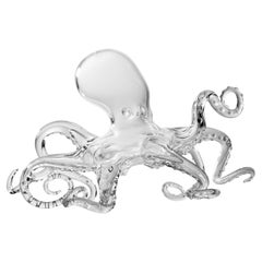 'Polpo' Octopus Verre soufflé Créatures de mer Marine Océan Sous-marin Crestani