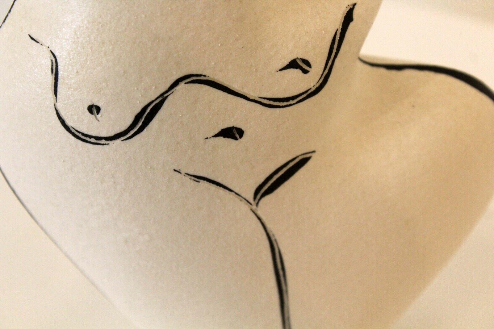 Polseno Nude Figurative Vase, Signed 4