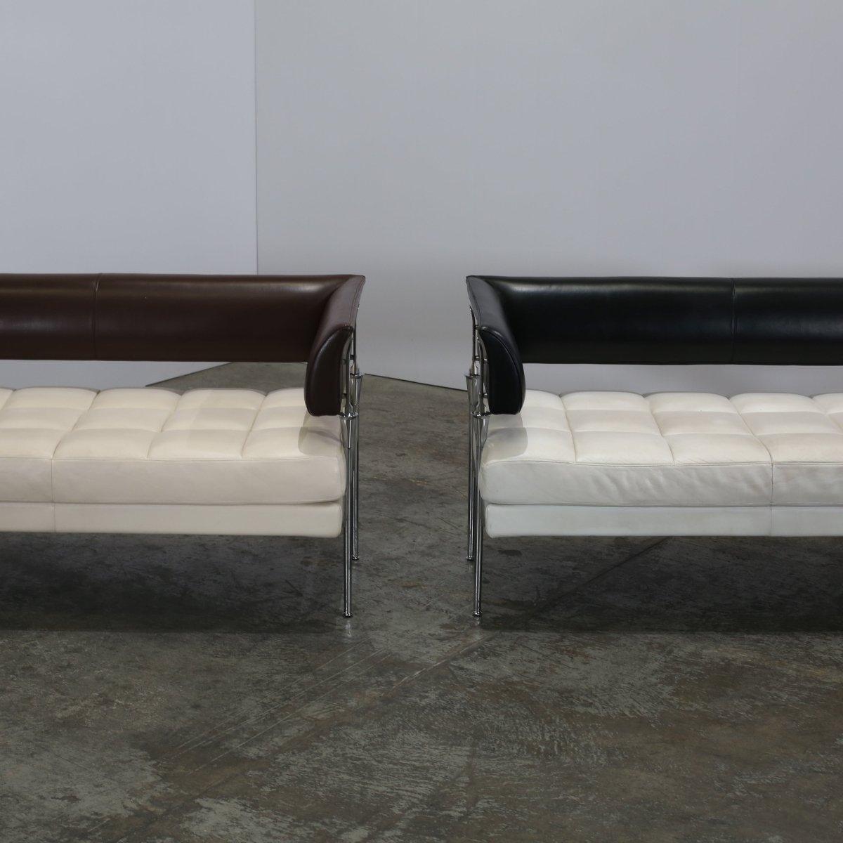 Poltrana Frau Hydra Castor Ledersofa von Luca Scacchetti im Angebot 1