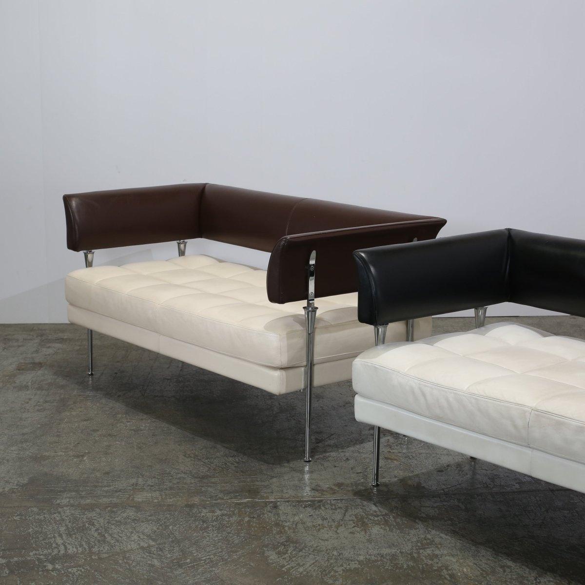 Poltrana Frau Hydra Castor Ledersofa von Luca Scacchetti im Angebot 3