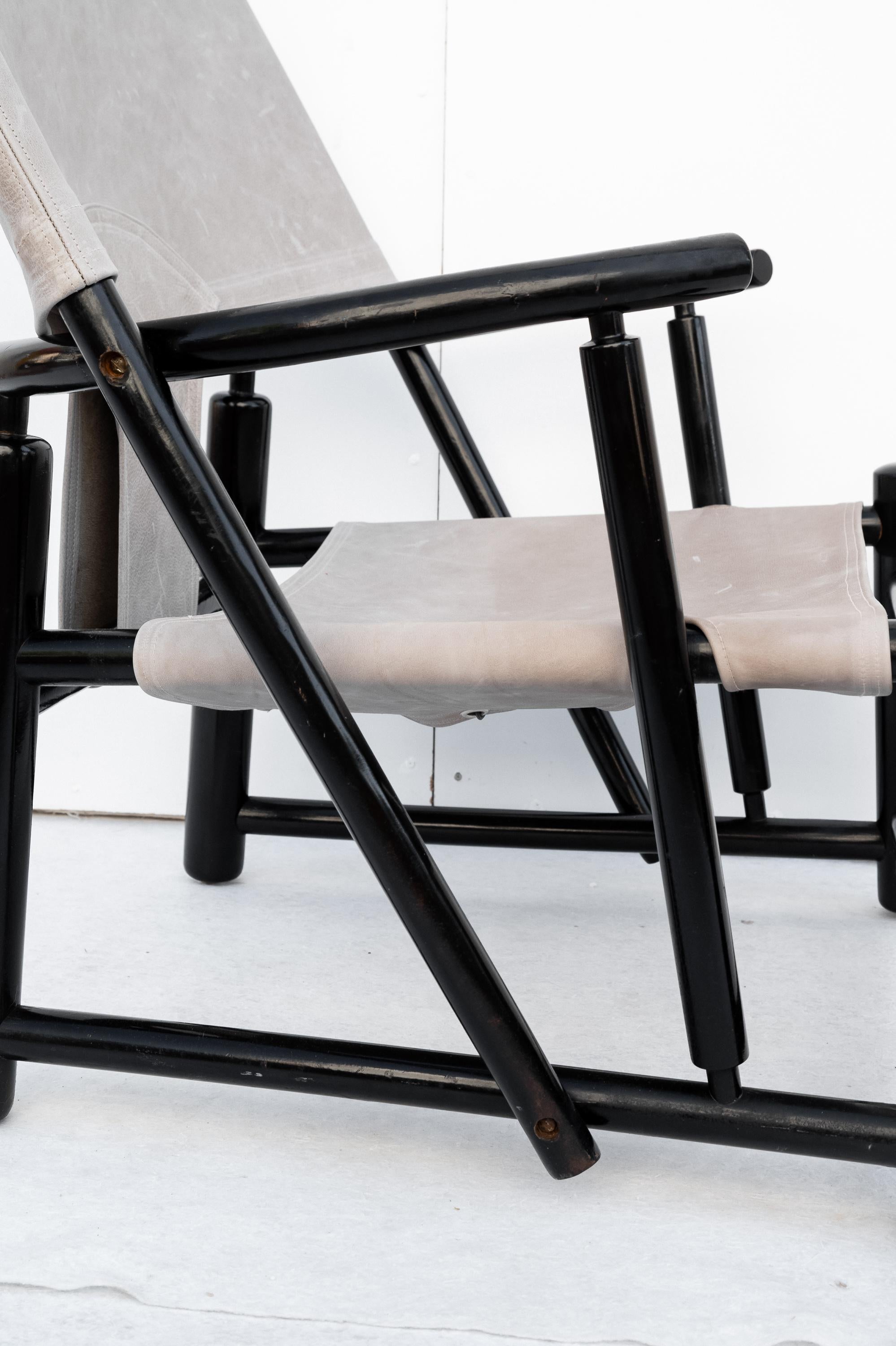 Sillón Circle de Werther Toffoloni y Piero Palange, 1970s Cuero en venta
