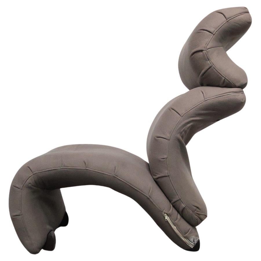 Poltrona a onde rarissima Design Modernariato curved armchair 1970
s