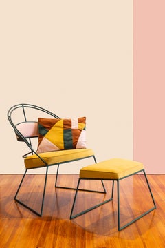 Poltrona and Ottoman by Sofia Alvarado