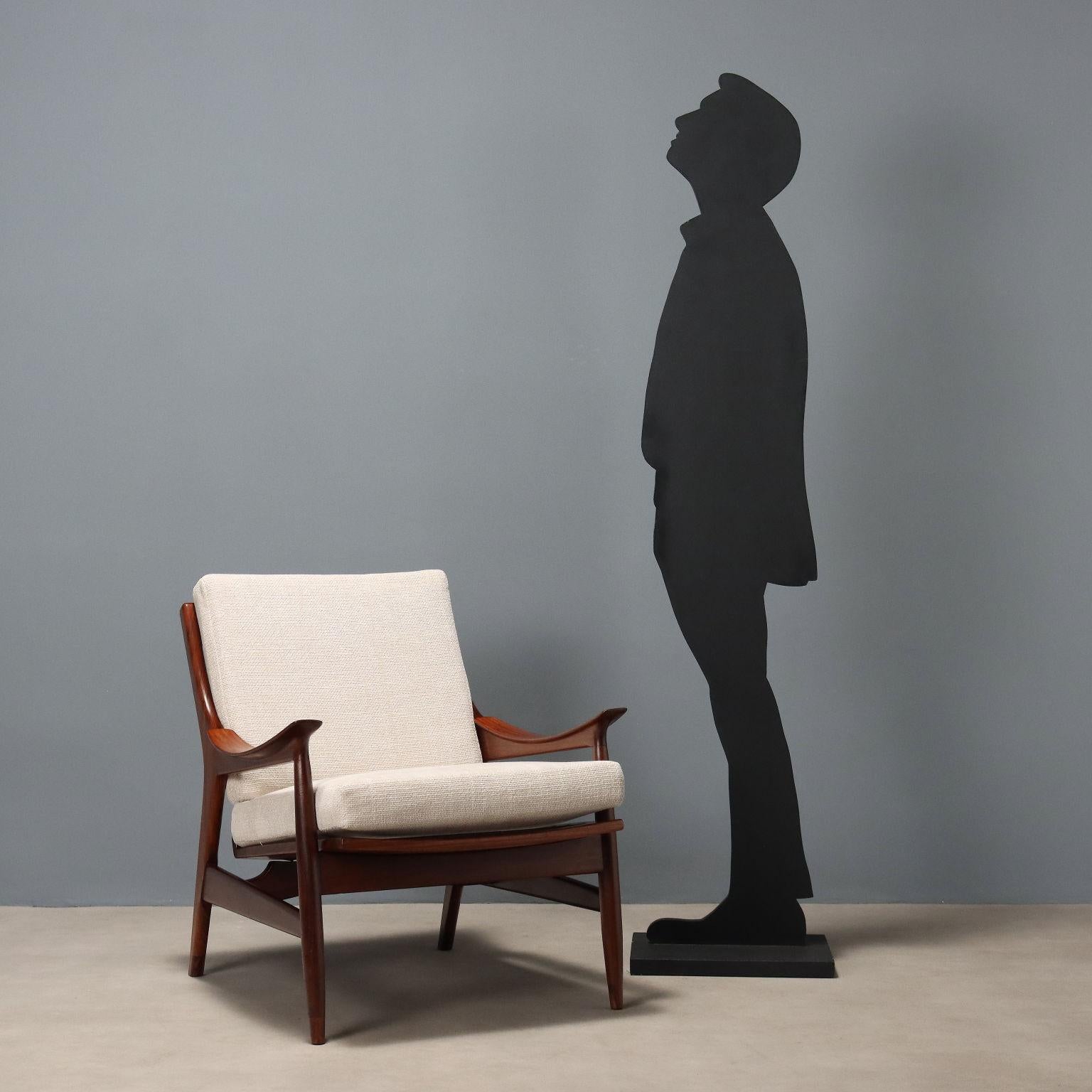 Poltrona anni '60 di Mario Farchioni per Framar in teka Moderno de mediados de siglo en venta