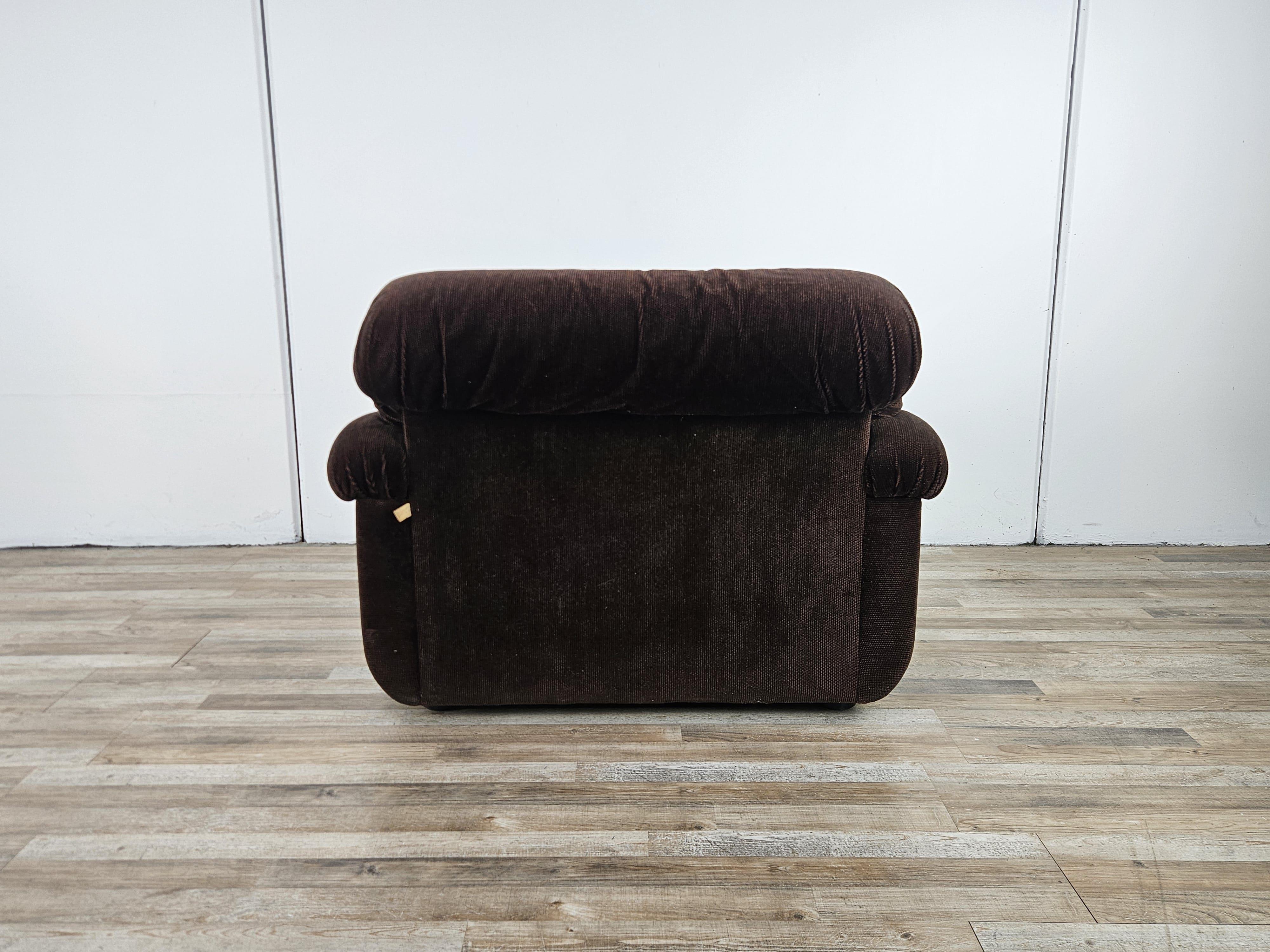 Mid-Century moderno Poltrona anni '70 di B&T Salotti in vendita