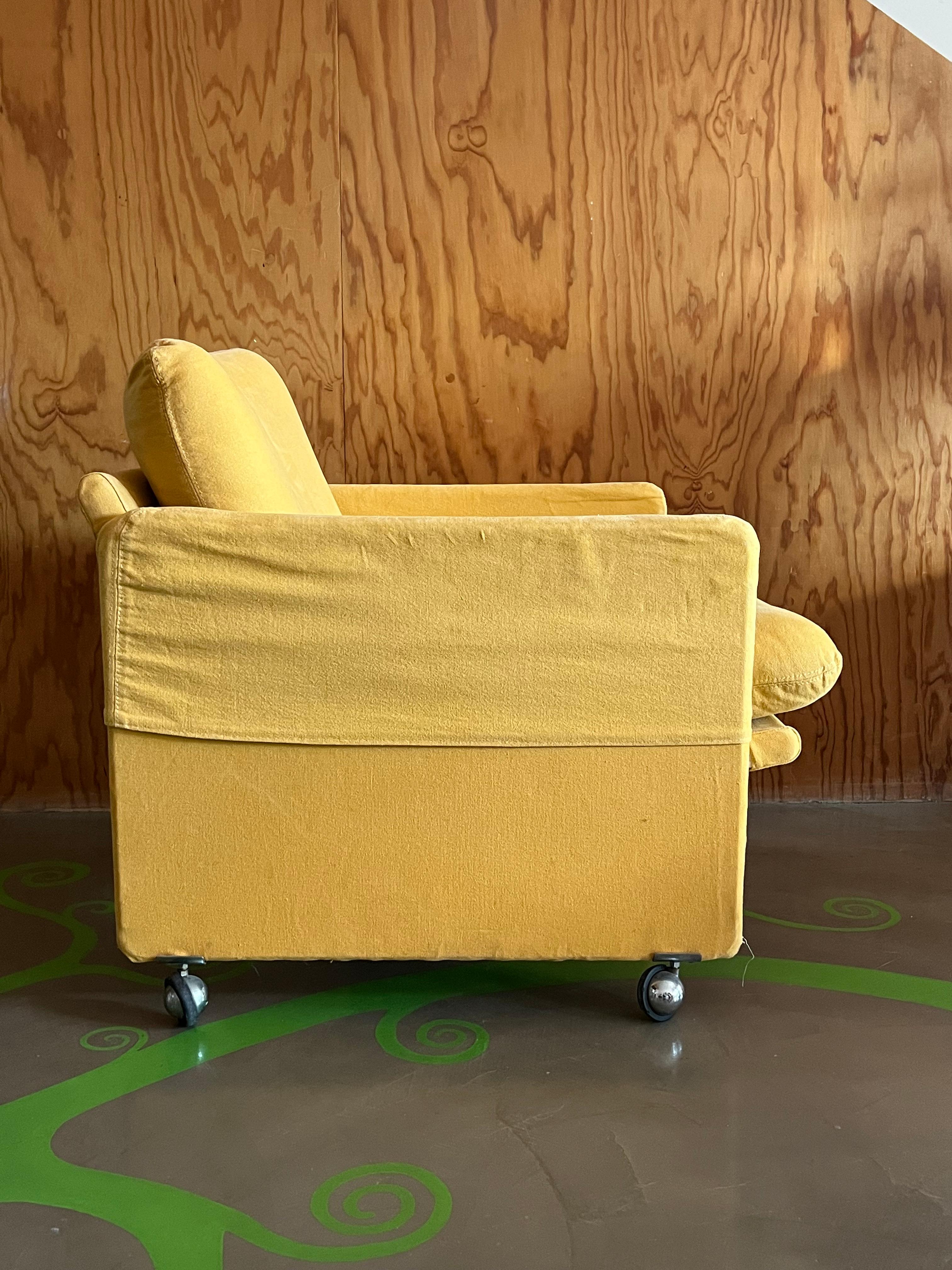 Italian Arflex armchair mod. Springtime designed by Marco Zanuso For Sale