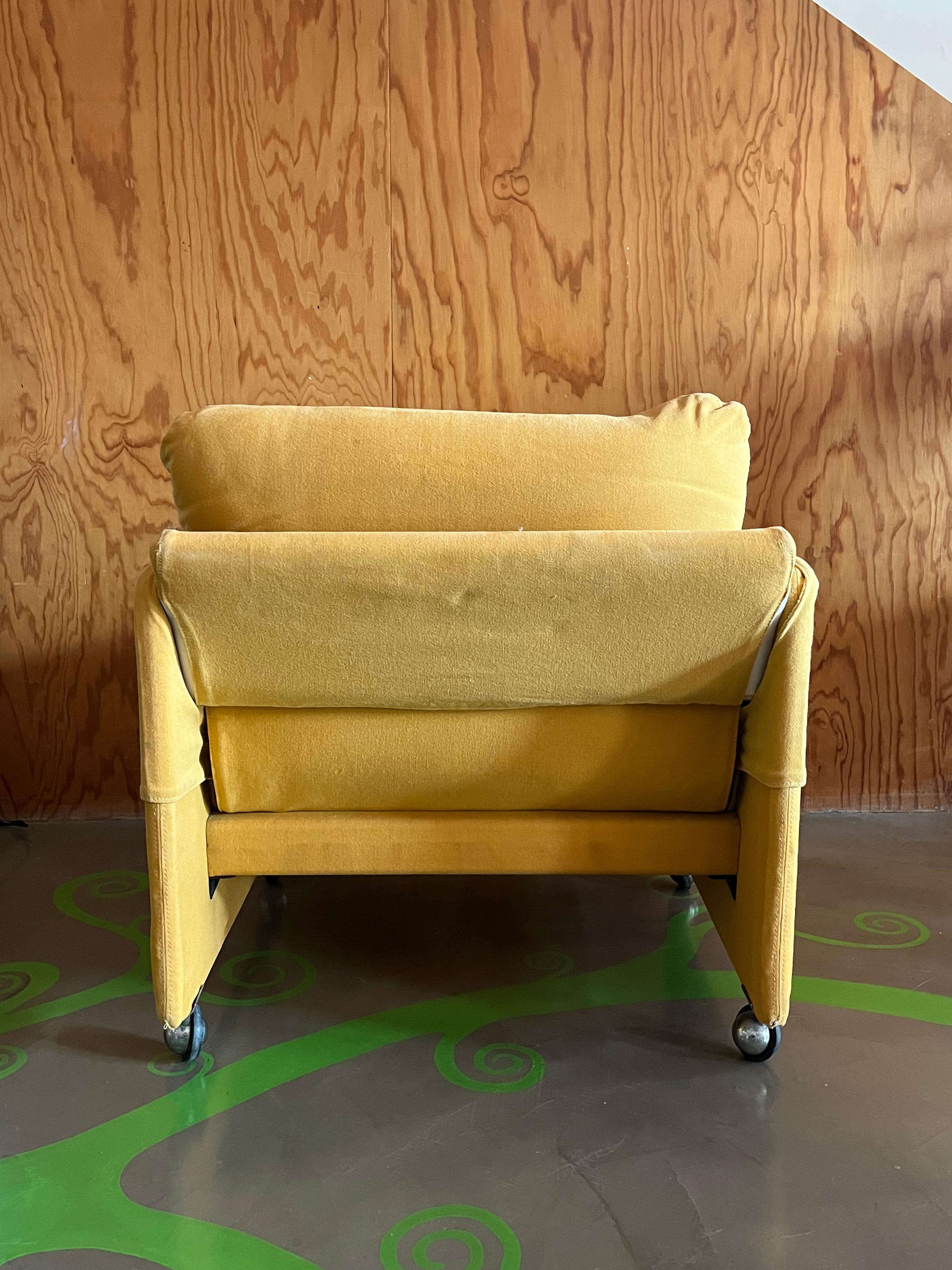 Arflex mod. Springtime Sessel entworfen von Marco Zanuso (Mid-20th Century) im Angebot