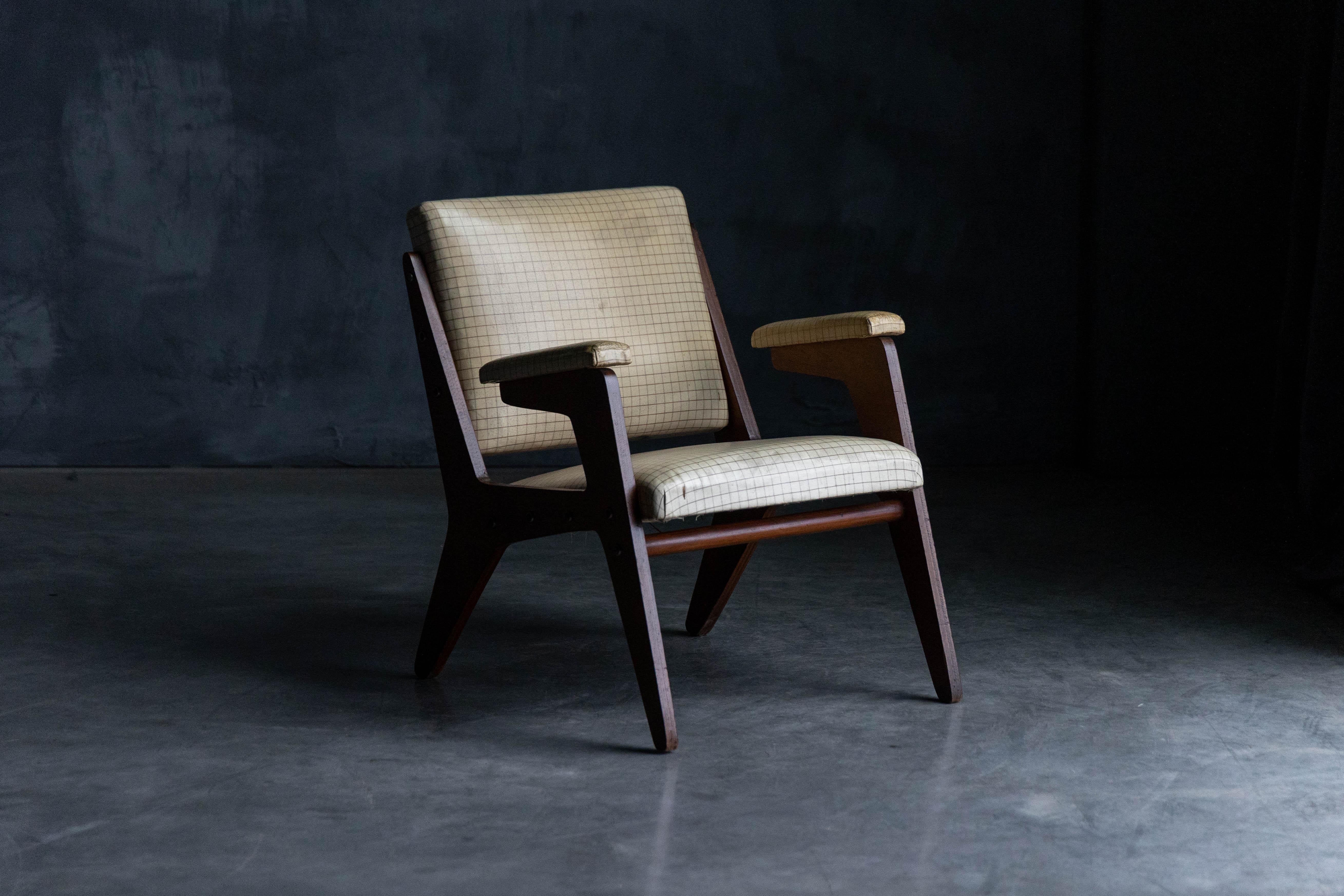 'H' Armchairs by José Zanine Caldas, Brazil, 1950s For Sale 2