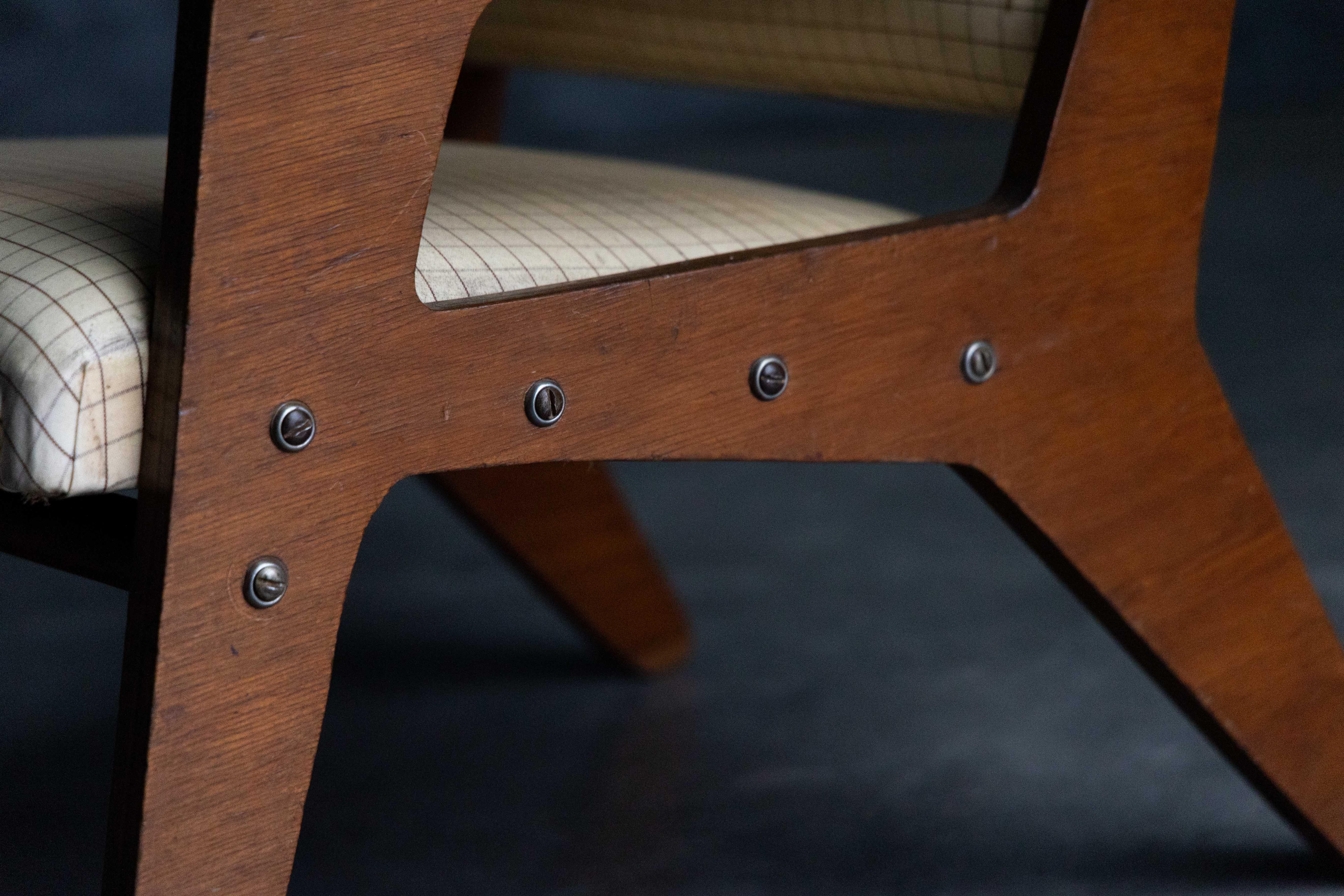 'H' Armchairs by José Zanine Caldas, Brazil, 1950s For Sale 6