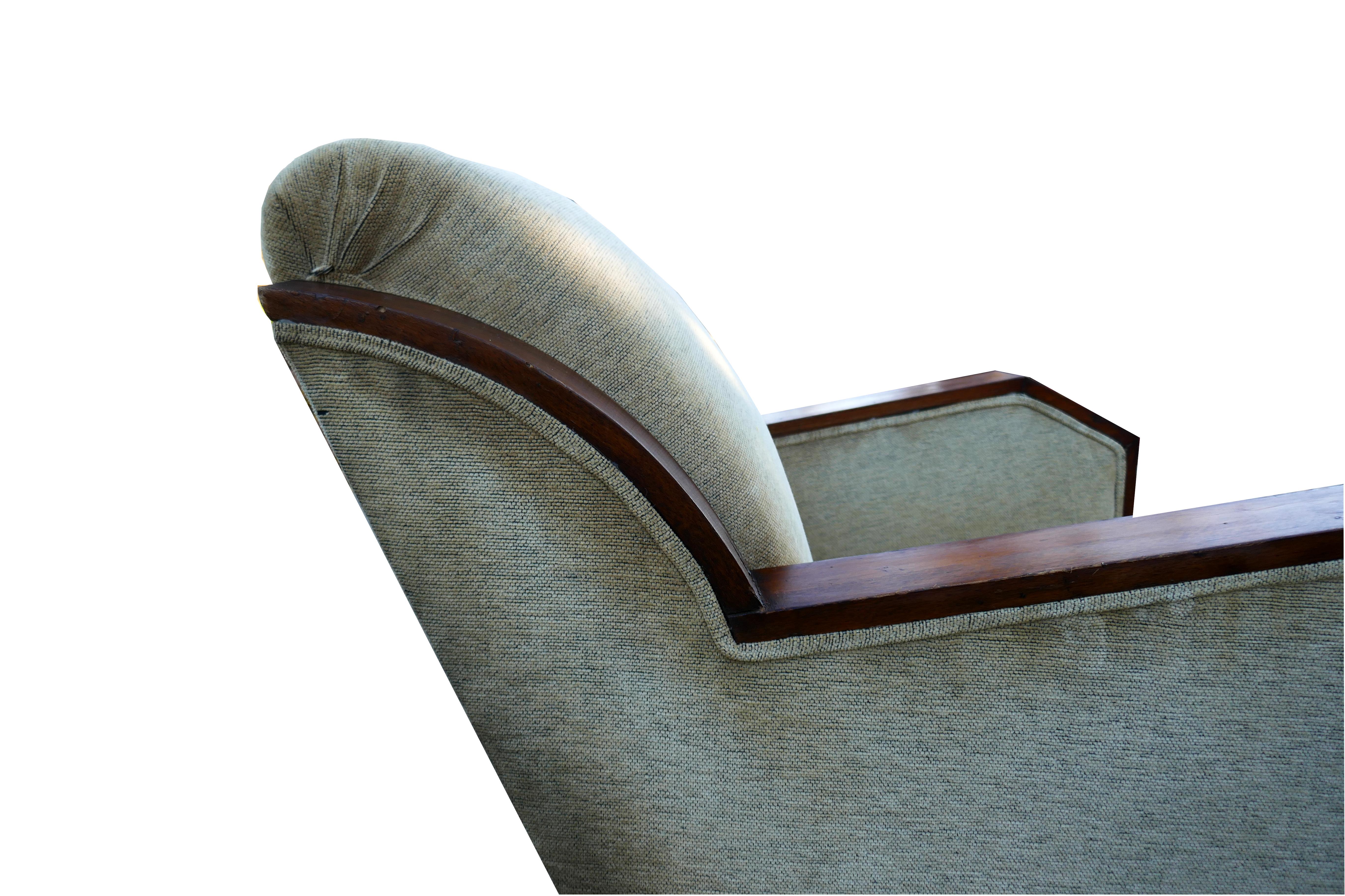 French Art Deco armchair, possible Maison Dominique  For Sale 13