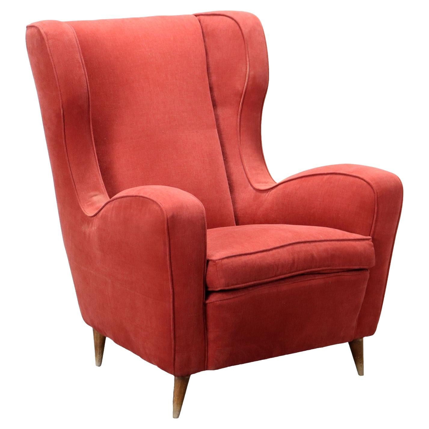 Poltrona Bergere Anni 50-60 at 1stDibs | 1950s armchair
