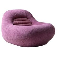 Fauteuil Carrera en tissu violet par De Pas, D'Urbino & Lomazzi pour BBB Bonacina