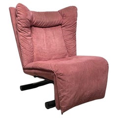 Sillón relax alcántara Cinova, años 80