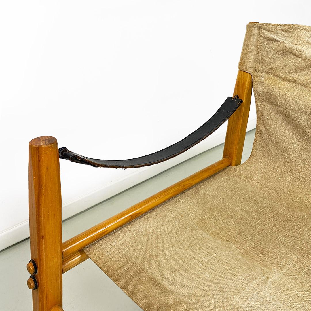 Safari or Oasi 85 armchair with armrests by Gian Franco Legler for Zanotta, 1960s For Sale 1