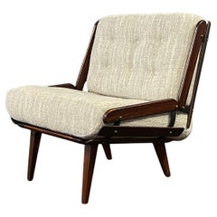 Costelinha lounge chair attributed to Carlo Hauner by Moveis Pailar