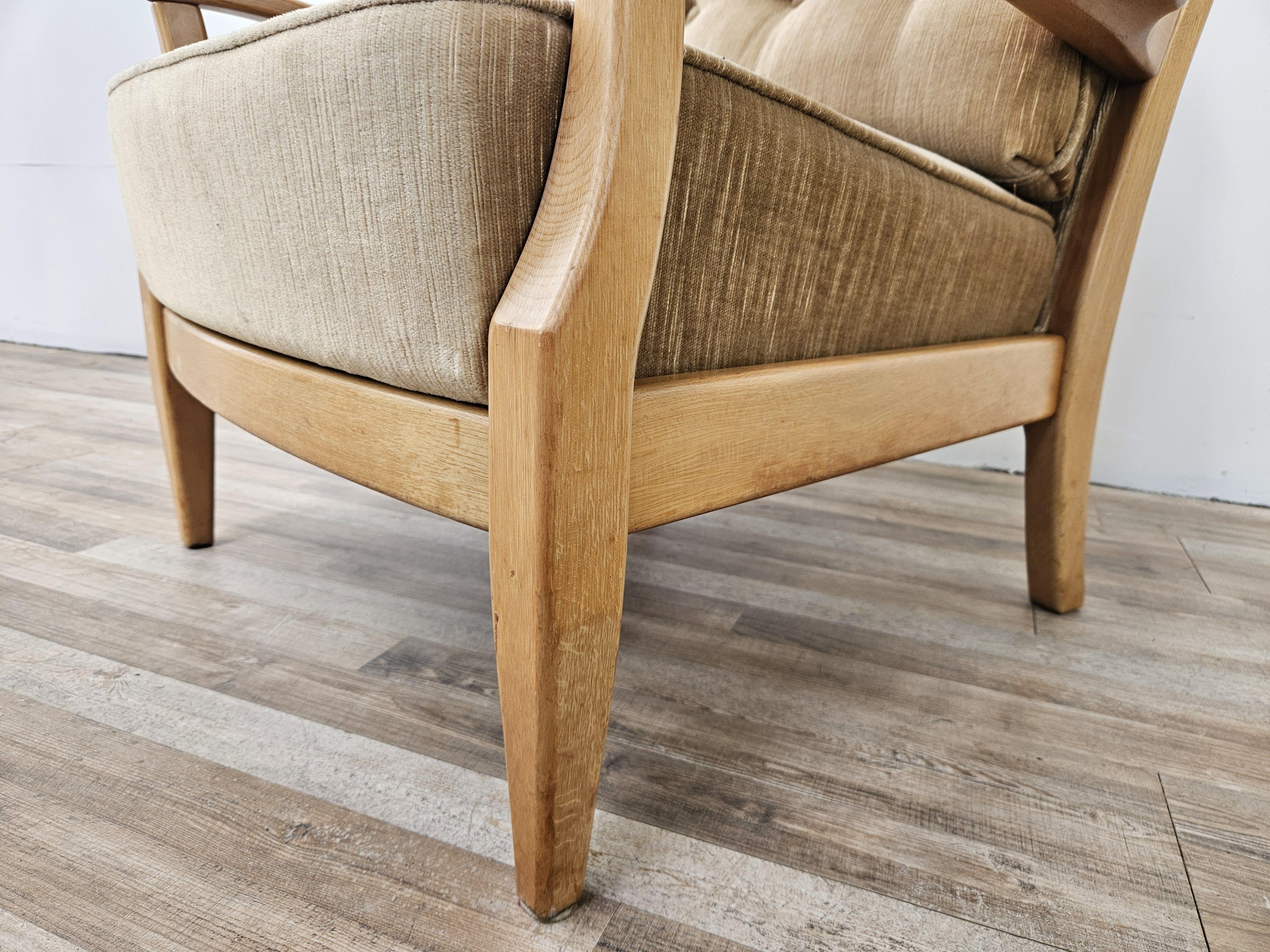 Fauteuil de salon en hêtre des années 1970 en vente 5