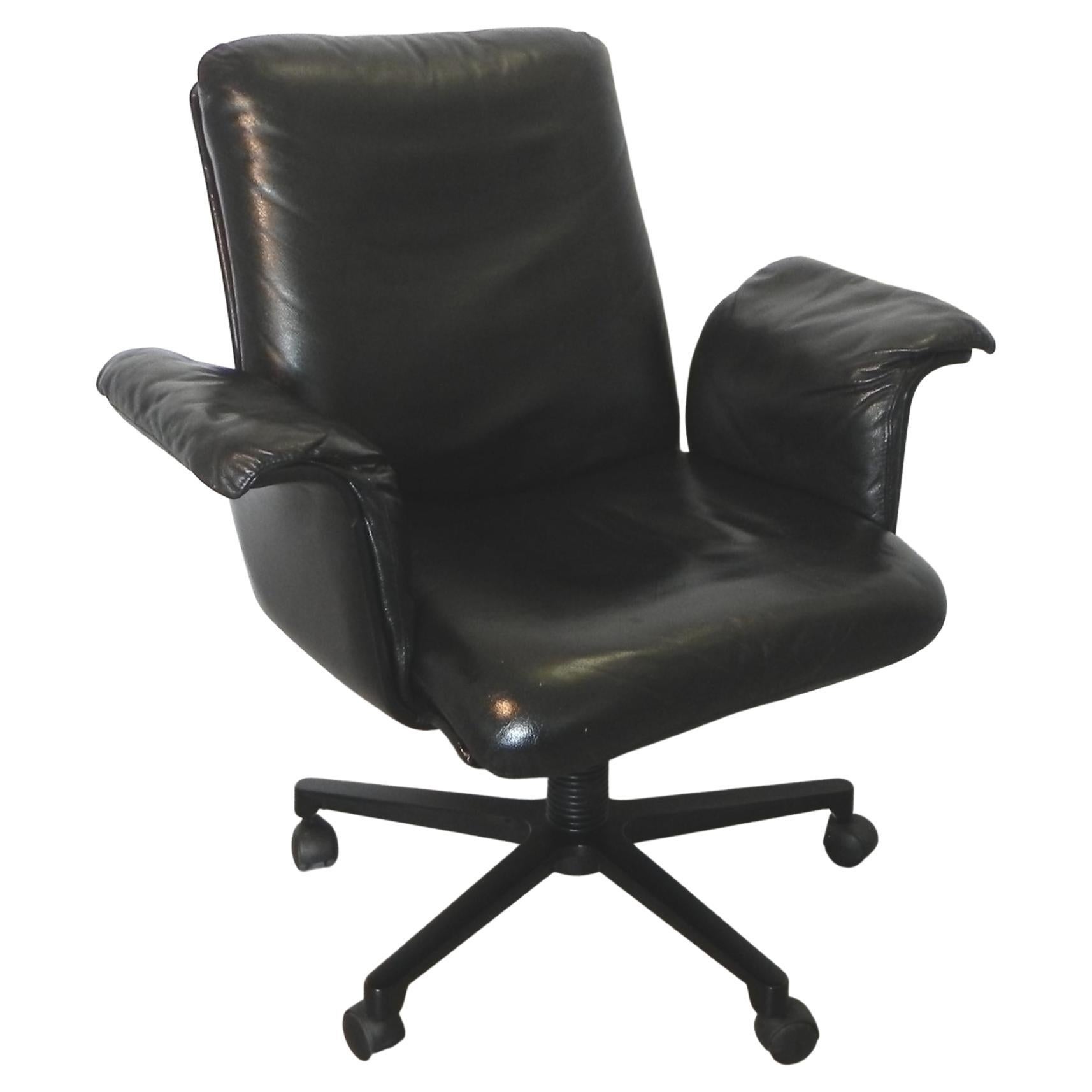 Downtown Executive Office Chair Genuine Leather Pelle SC 26 Topo Light