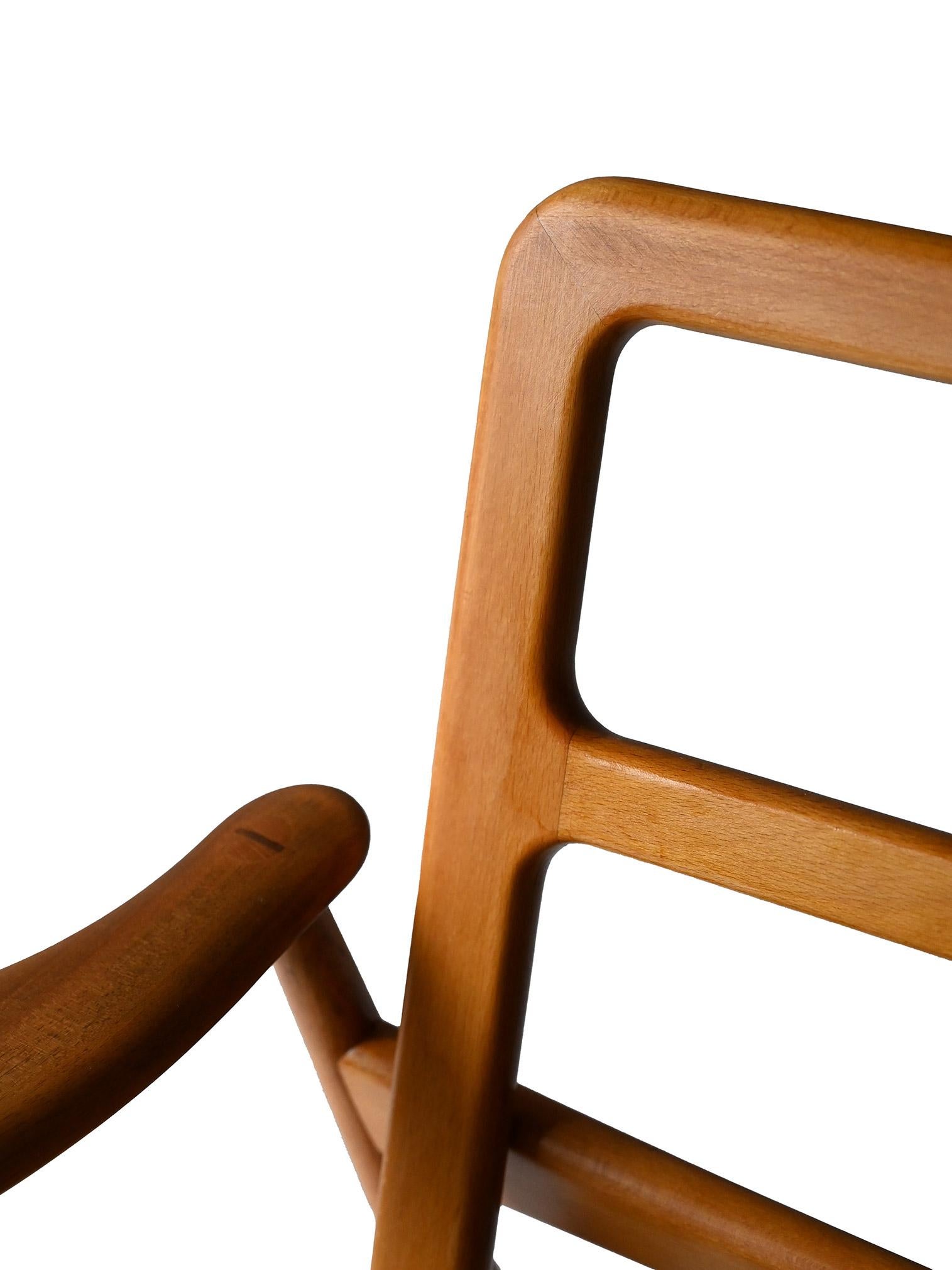 Fauteuil danois FD 161 d'Arne Vodder Bon état - En vente à Brescia, IT