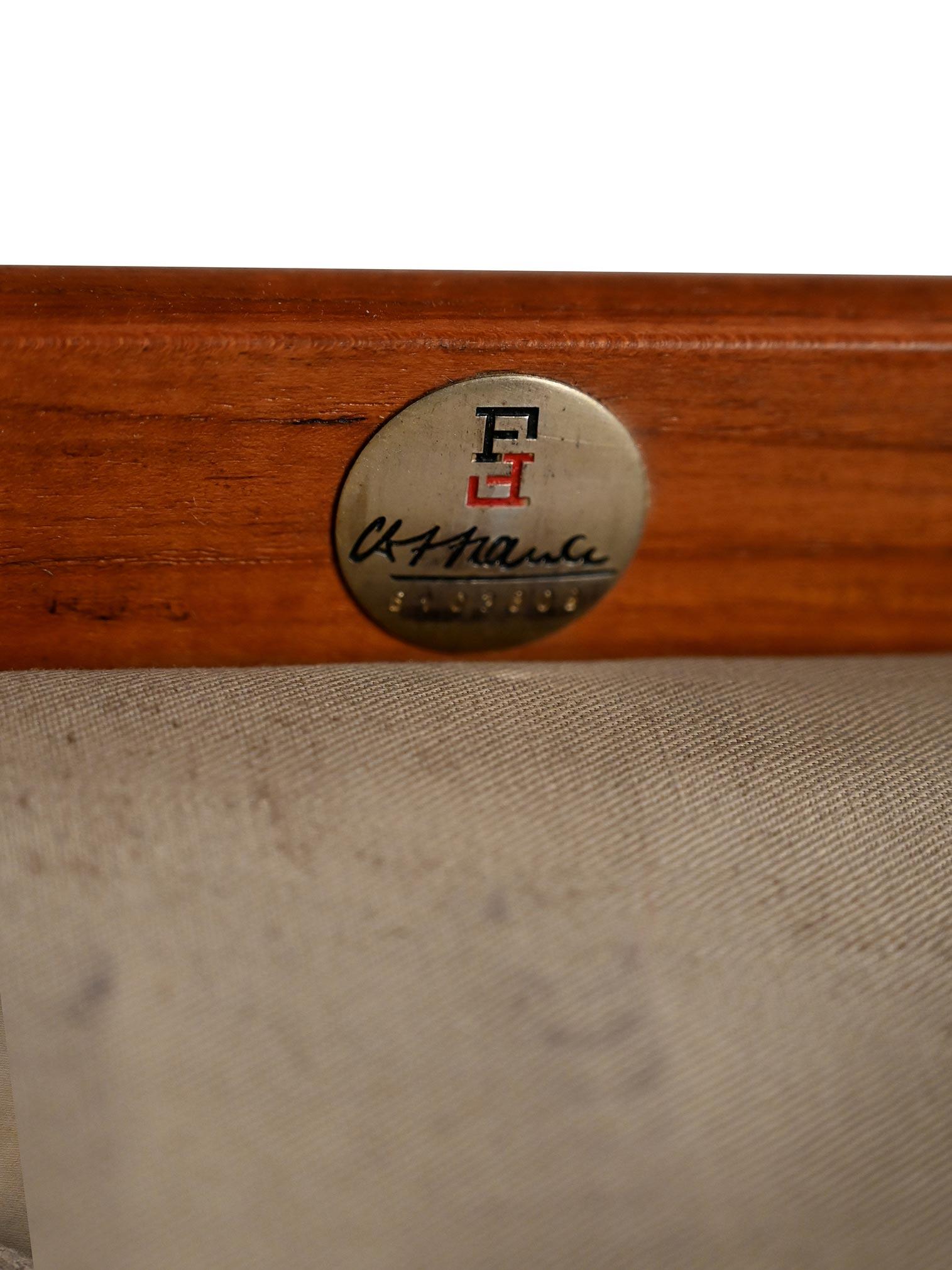 Poltrona danese FD118 di Grete Jalk per France & Søn, anni '60 in vendita 3