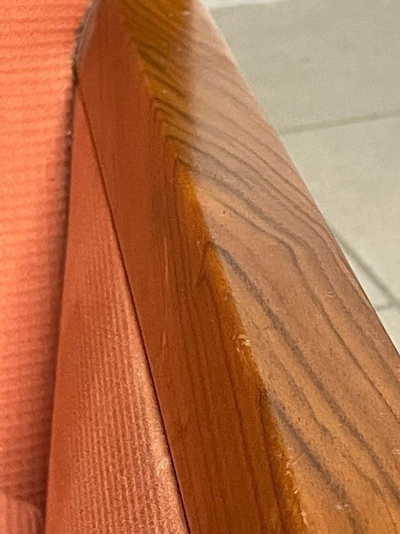 1940s deco sillón de nogal y tela en venta 8
