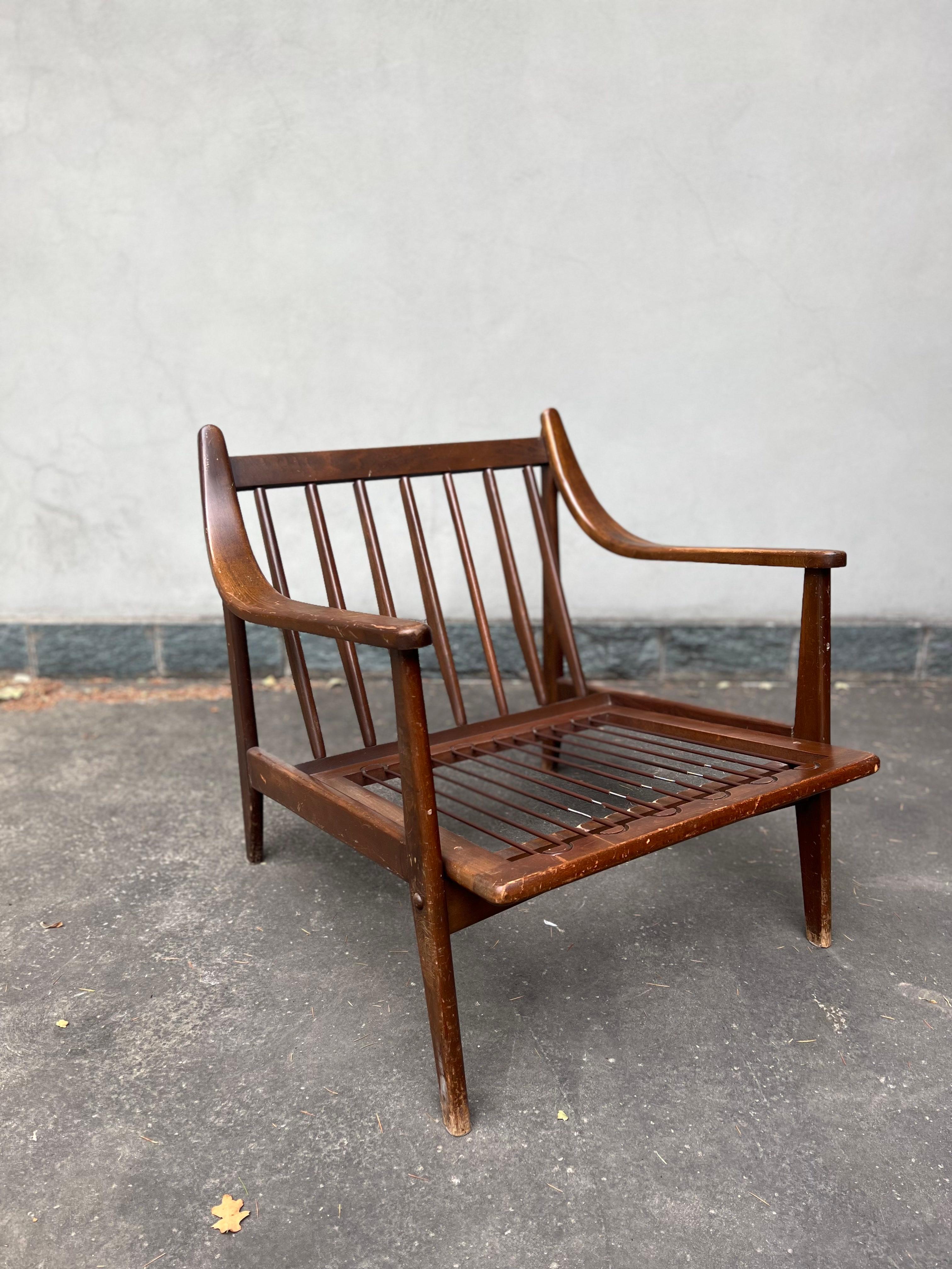 Poltrona Design 1950 - Mitte des Jahrhunderts - Vintage - Deco - Poltrona - Sessel - 50er Jahre im Zustand „Gut“ im Angebot in Milano, MI