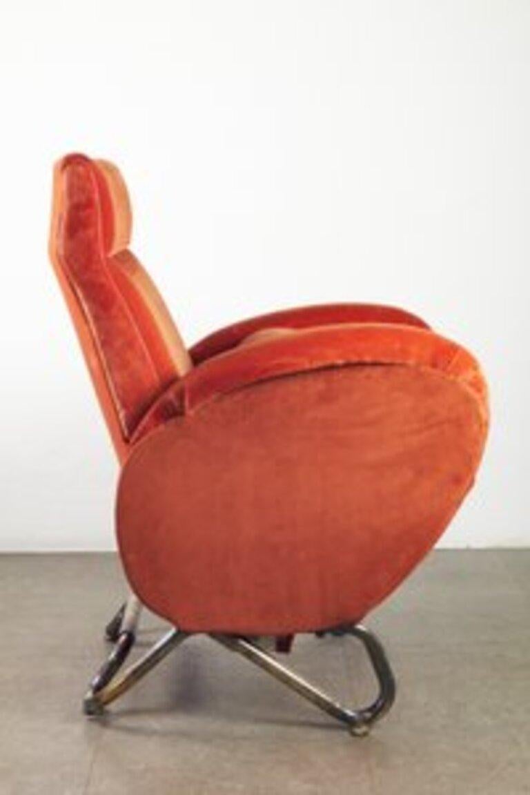 Poltrona di Carlo Mollino per Auditorium Rai di Torino anni '50 For Sale 6