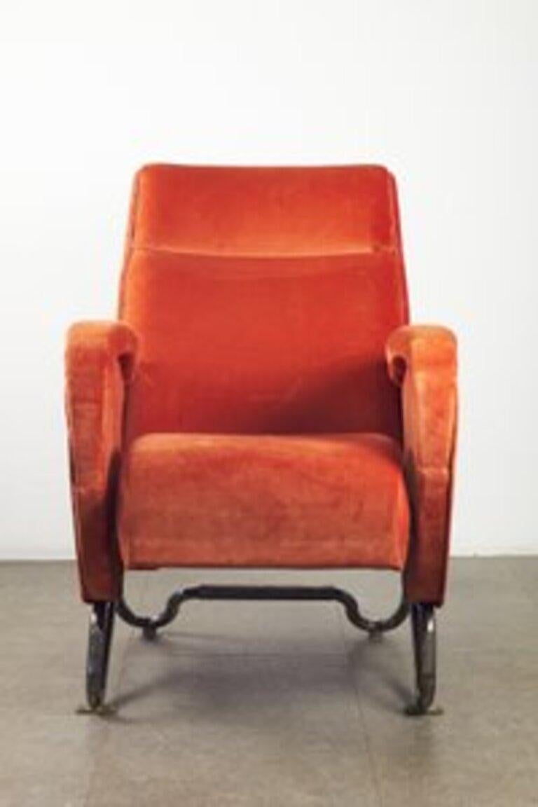Poltrona di Carlo Mollino per Auditorium Rai di Torino anni '50 For Sale 8