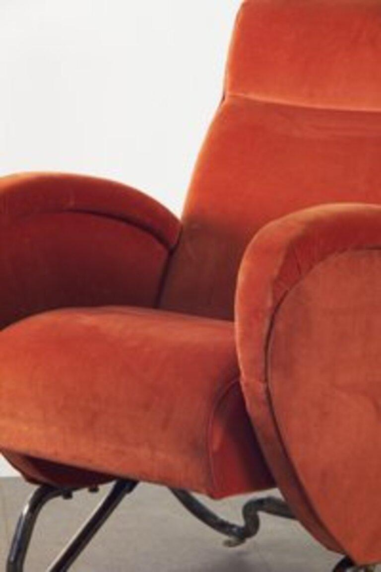 Poltrona di Carlo Mollino per Auditorium Rai di Torino anni '50 For Sale 10